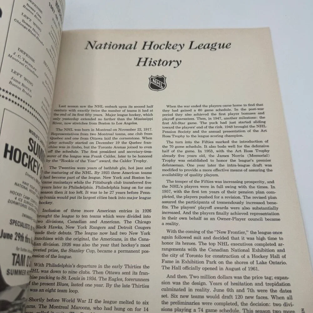NHL Stanley Cup Vintage Program Signed By Garry Jarrett Oakland Golden Seals